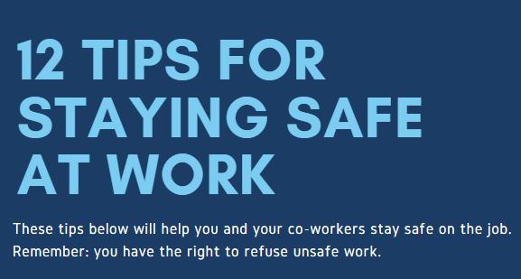12 Tips for Staying Safe at Work - Breakaway Staffing